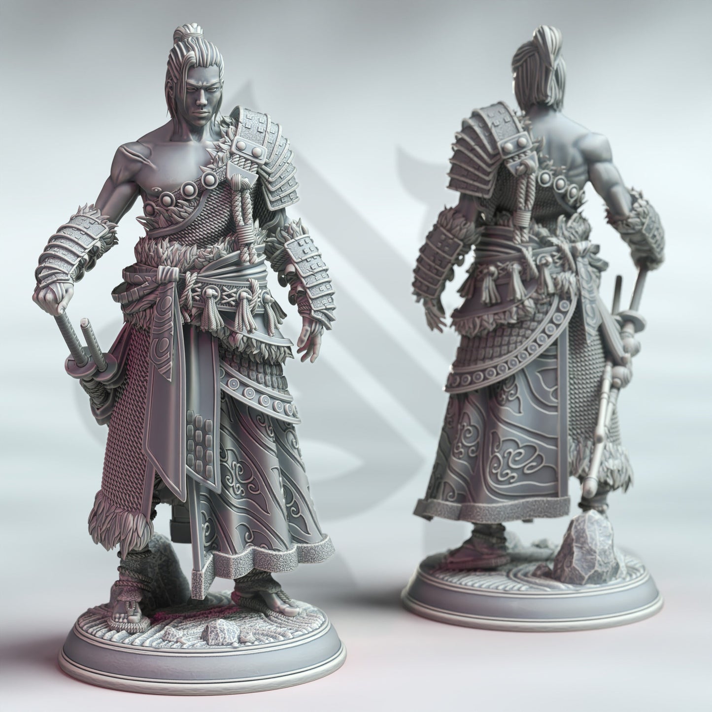 Kaoru Samurai-Kämpfer Beastfolk Maske