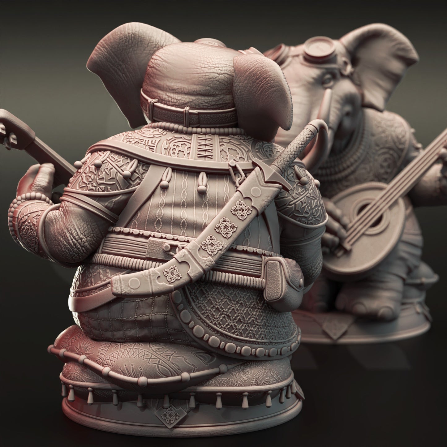 Mahogany - Beastfolk Loxodon Bard Elephant