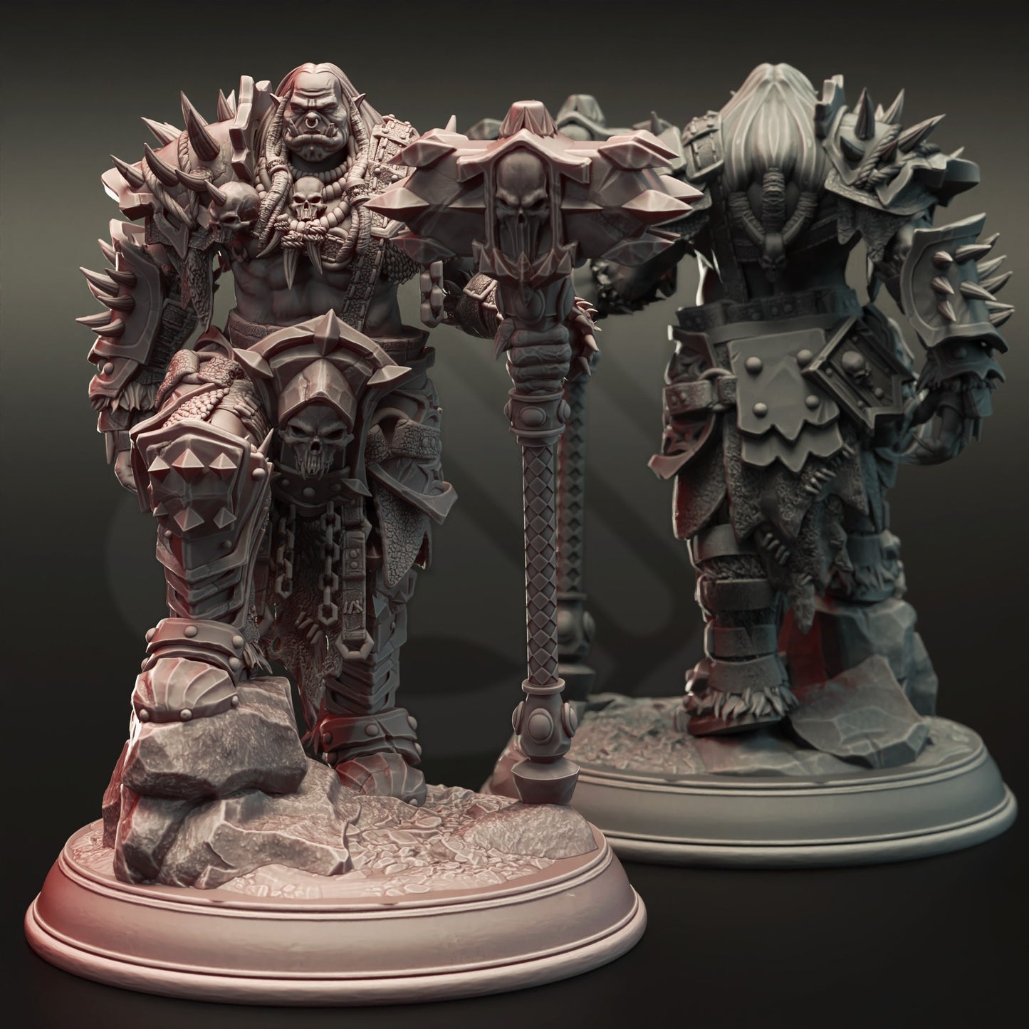 Ork-Kriegshäuptling, Barbarenkämpfer – Gazza