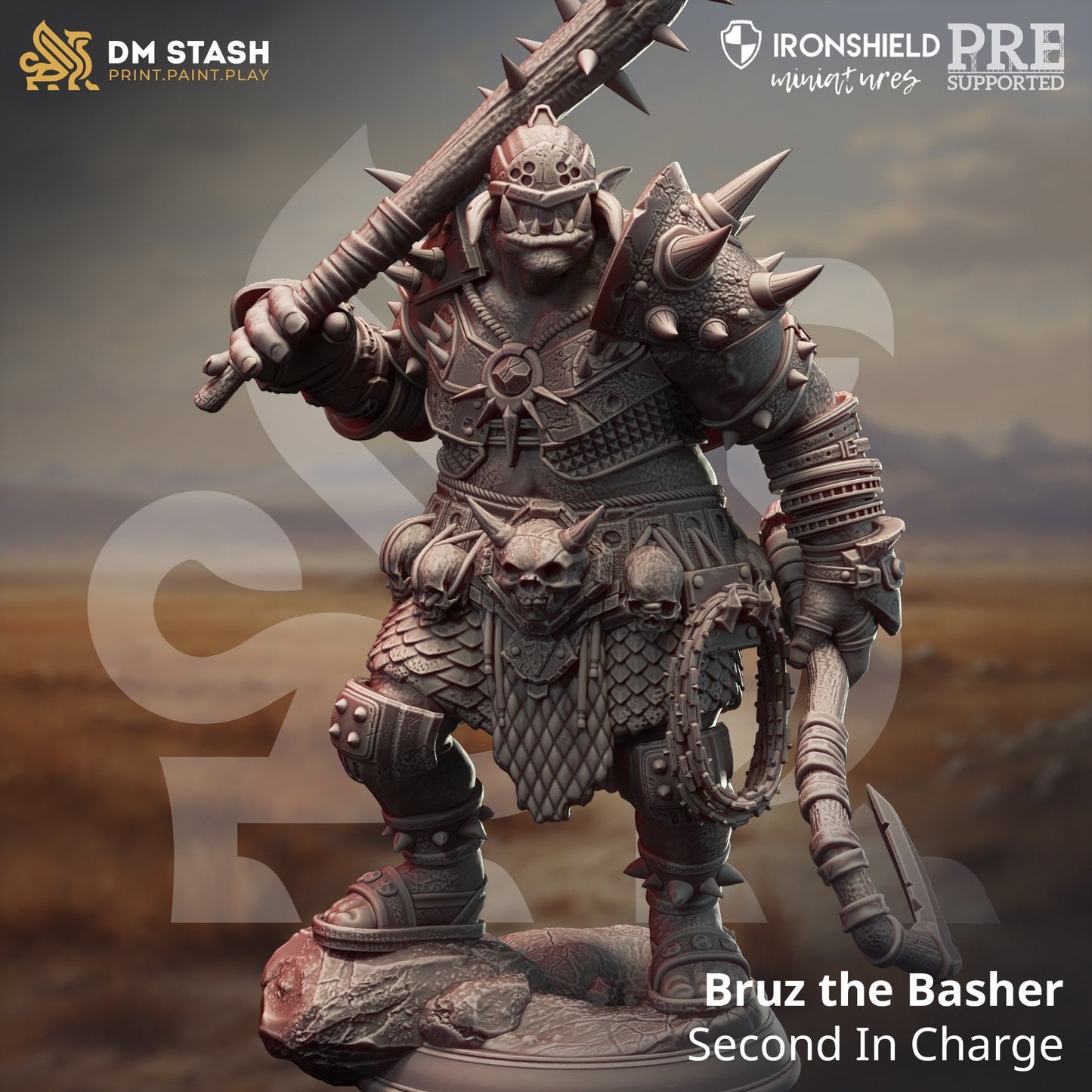 Ork-Kriegskapitän, Barbarenkämpfer – Bruz