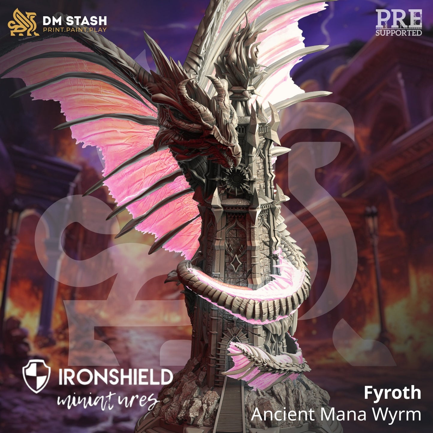 Fyroth – Uralter Manawyrm + Turm