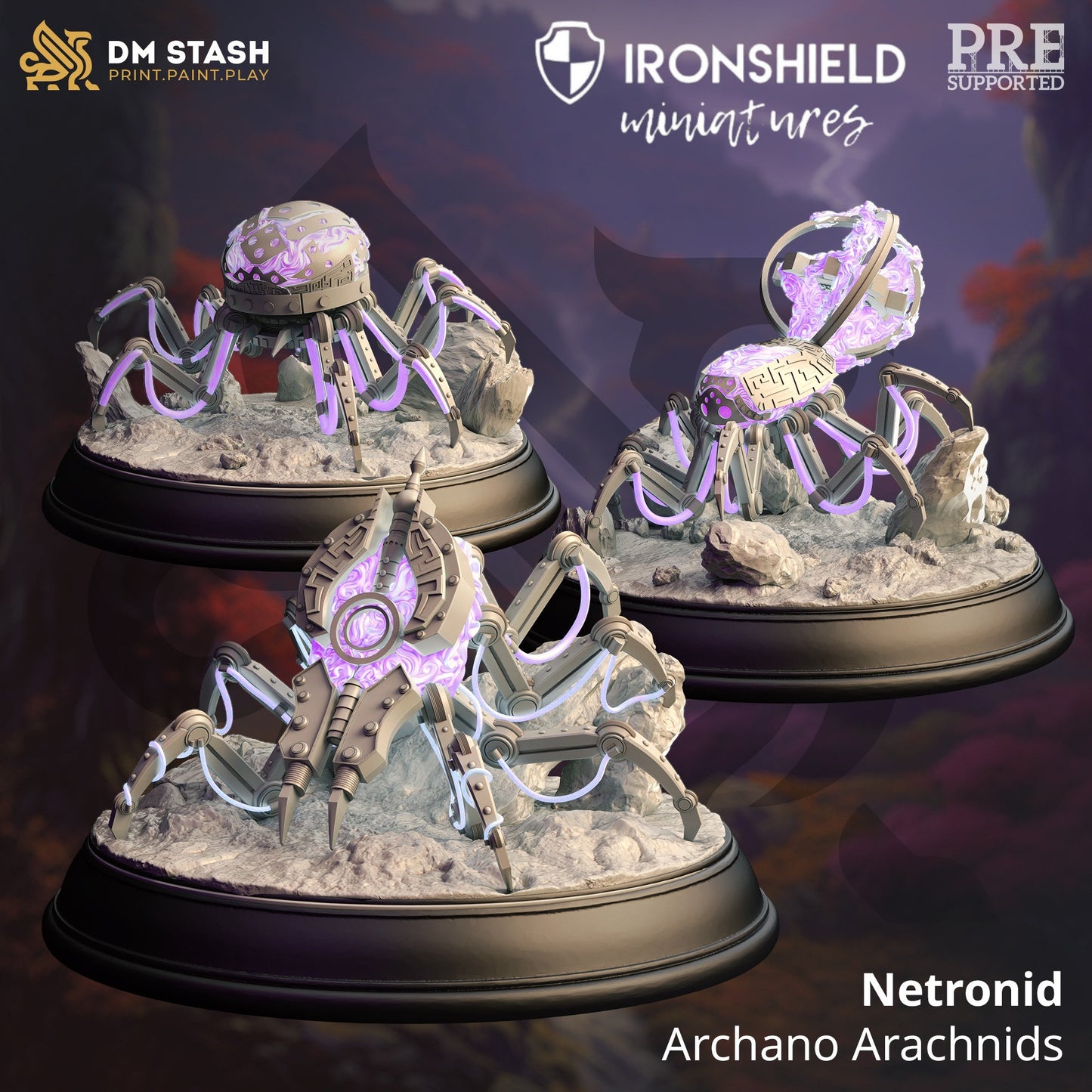 Robot araignée arcanique - Netronides