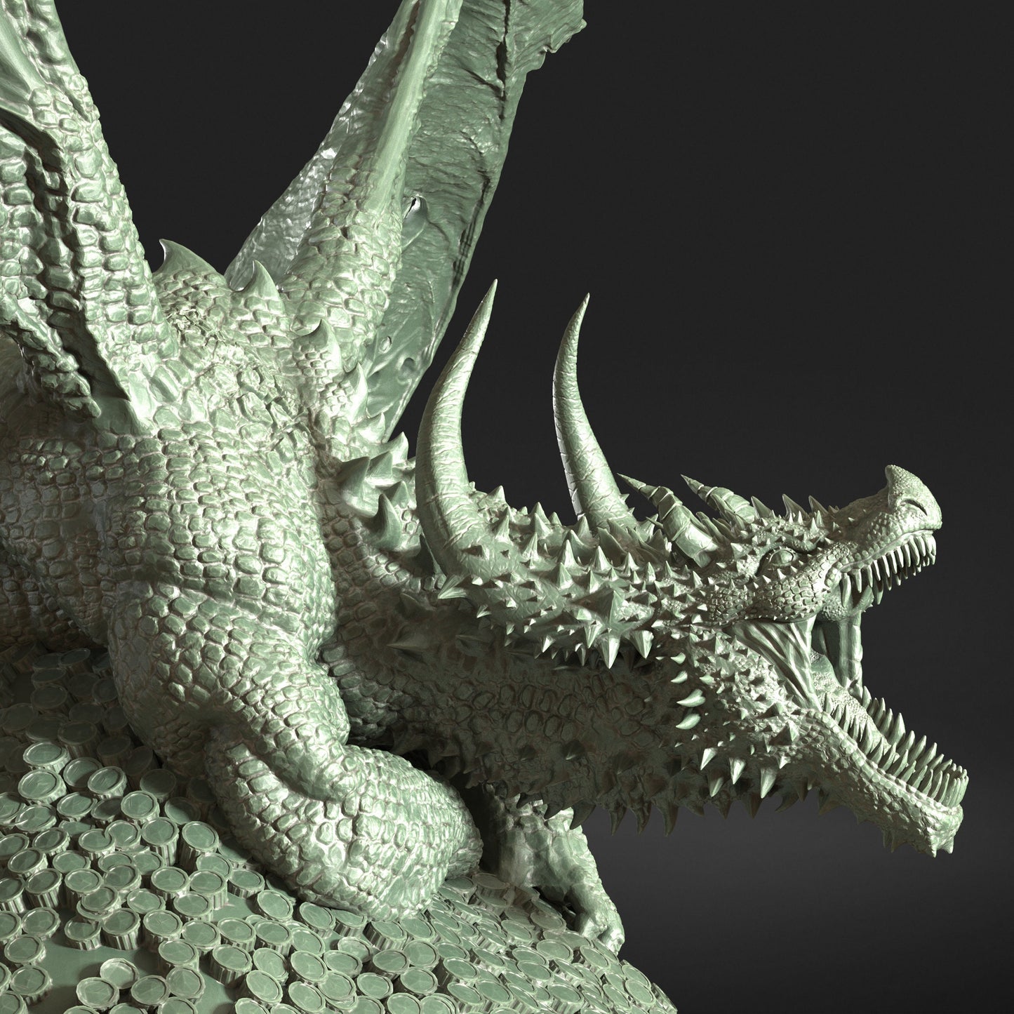 Codicious Dragon – RIESENfigur 12.000 + Basisdruck 3D-RPG-Miniatur-Geschenkidee Mini | Dungeons & Dragons | Tabletop | DM Stash