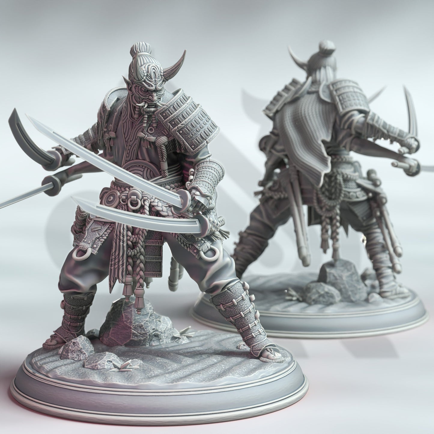 Owaranai Oni Samurai Fiend Fighter Demon
