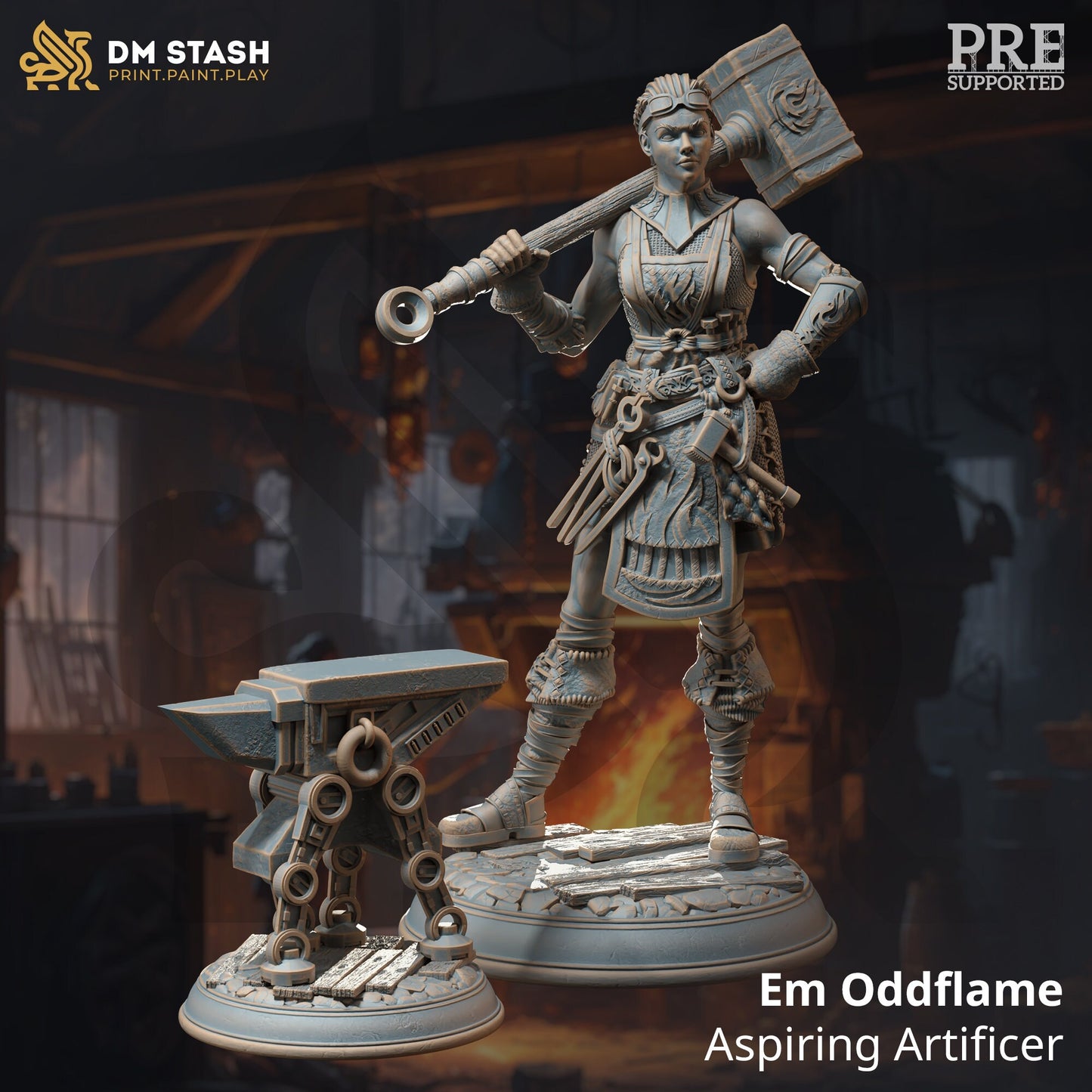 Em Oddflame Forge Blacksmith Artificer