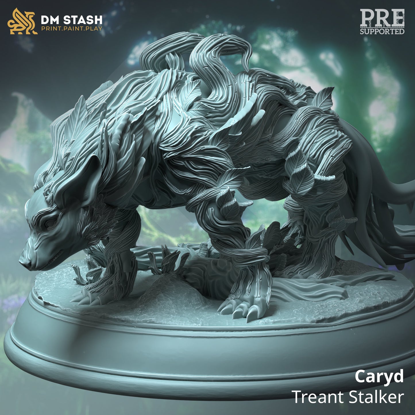 Fey Touched Hound Monster Beast - Caryd