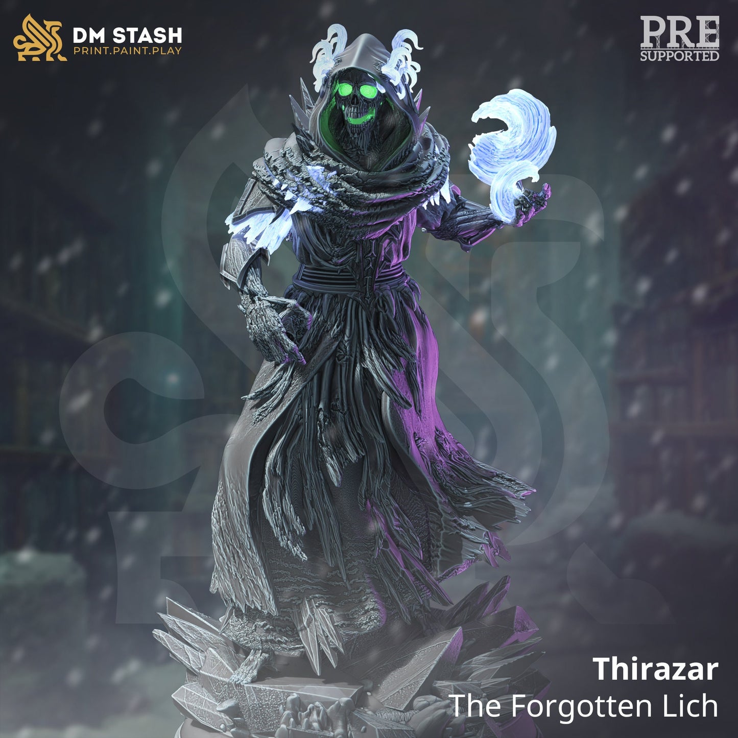Gefrorener Lich - Thirazar Untoter Zauberer