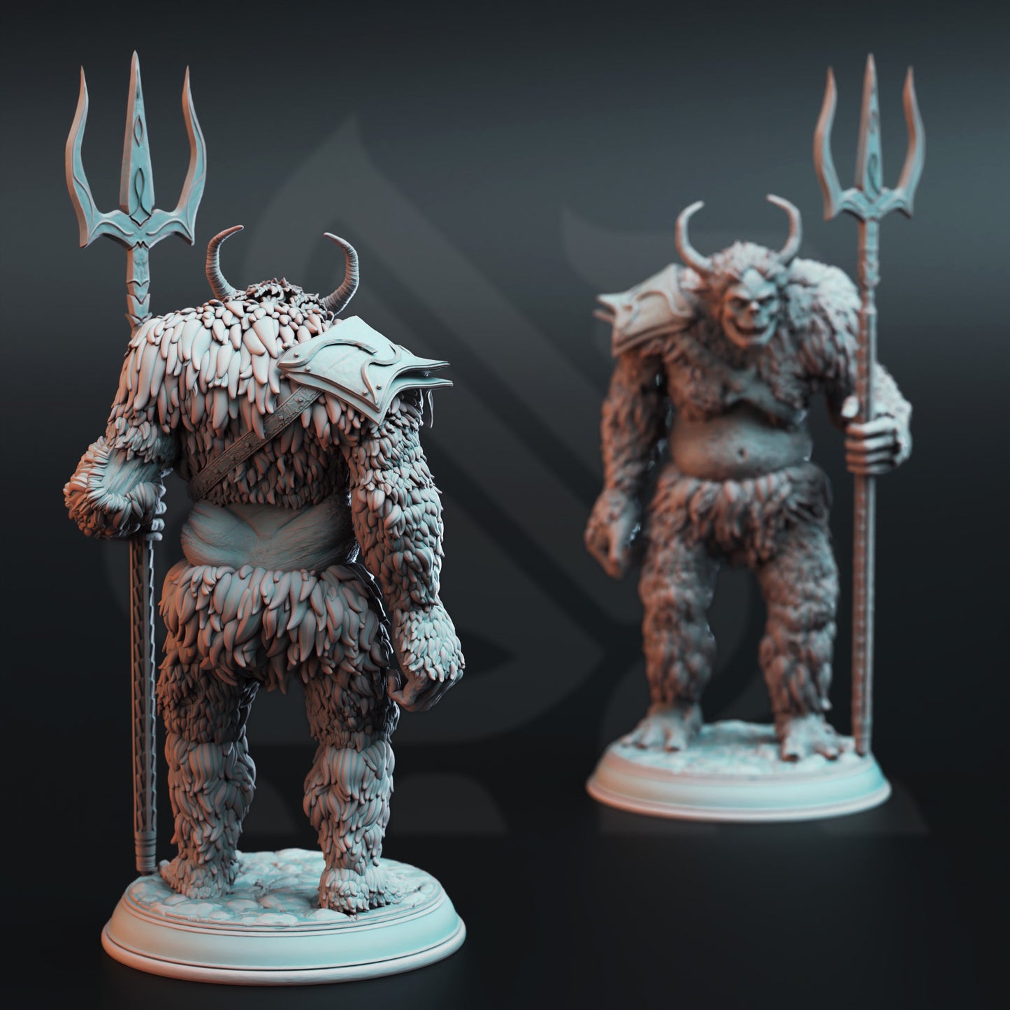 Tulva Snow Trolls Giant Monster Barbarian