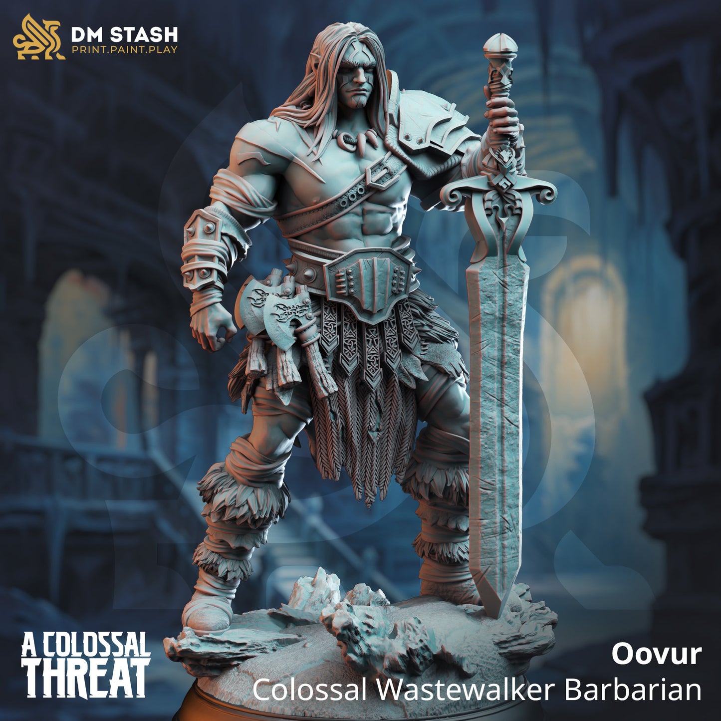 Oovur - Goliath Giant Barbarian Fighter