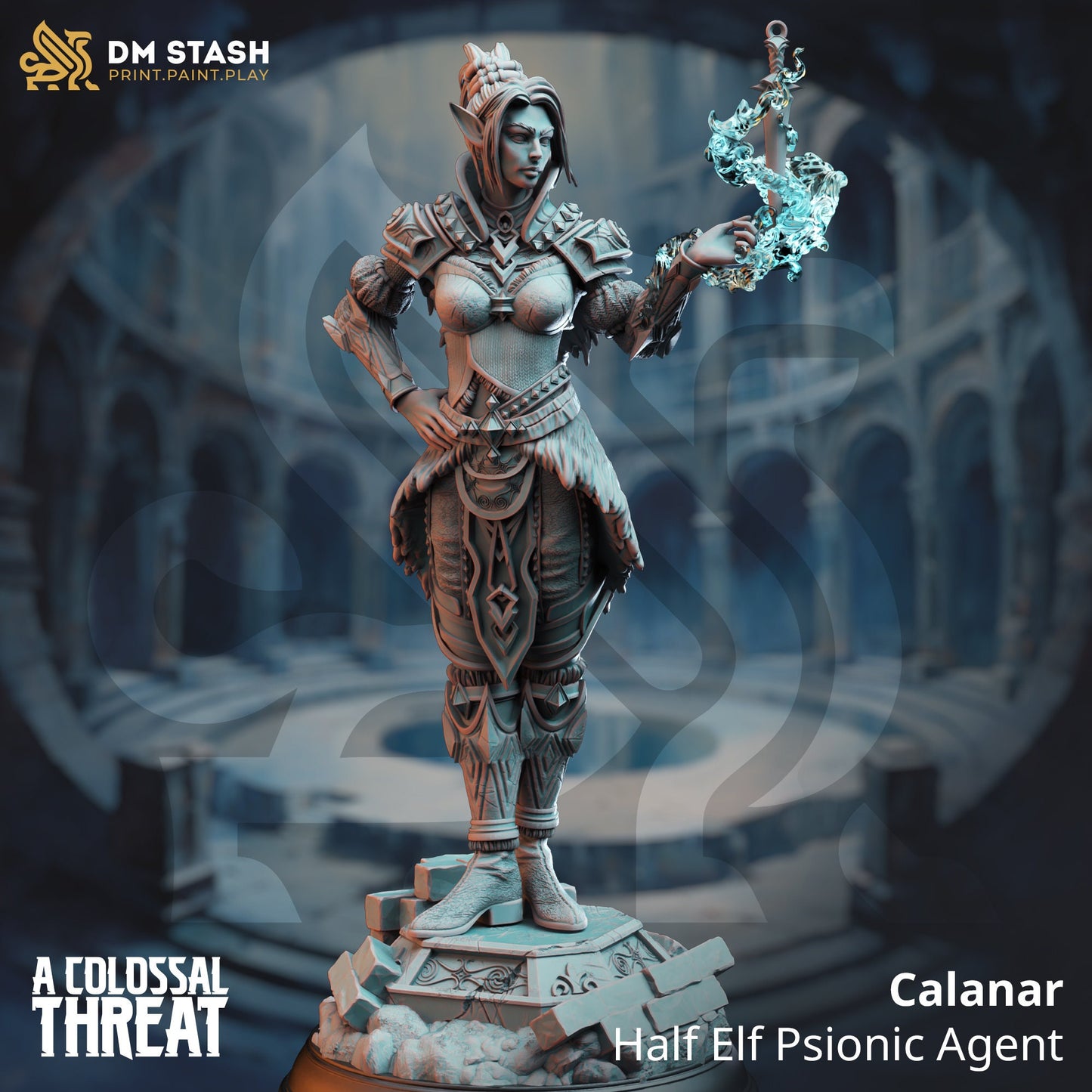 Half Elf Soulknife Rogue Agent - Calanar