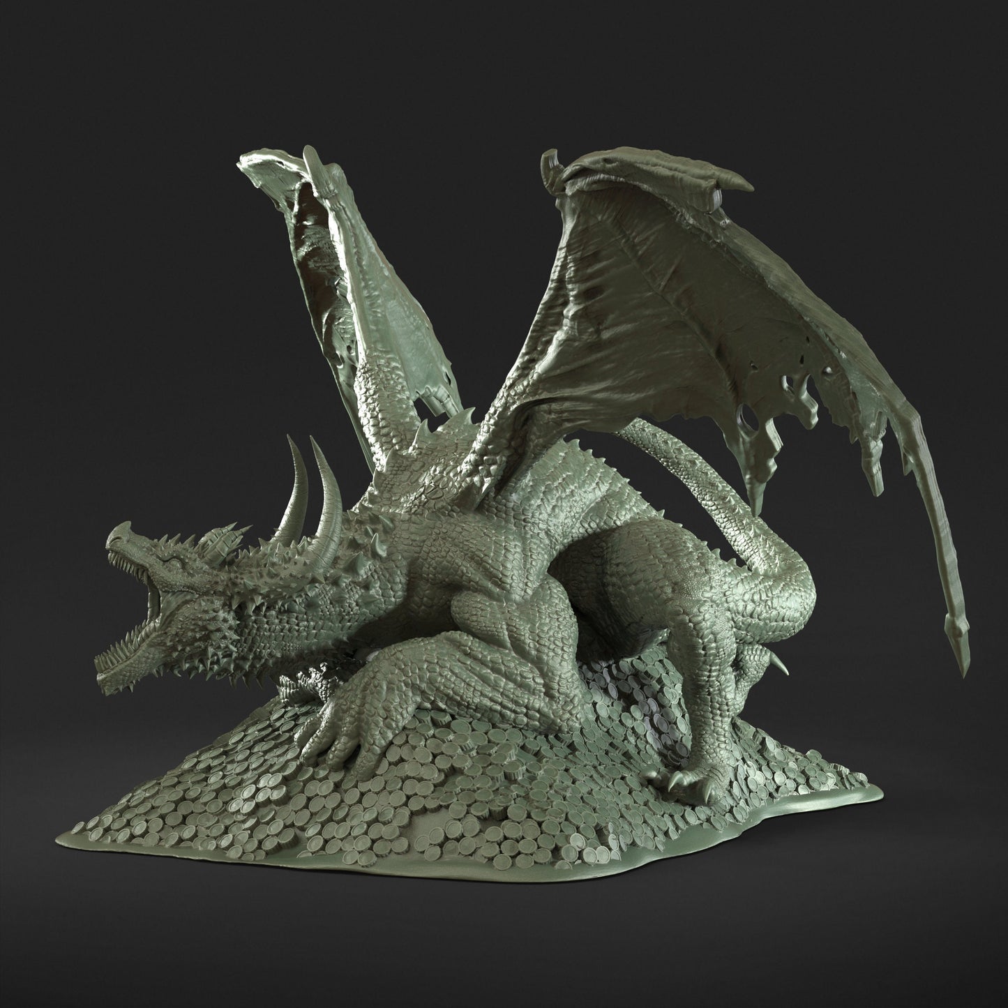 Codicious Dragon – RIESENfigur 12.000 + Basisdruck 3D-RPG-Miniatur-Geschenkidee Mini | Dungeons & Dragons | Tabletop | DM Stash