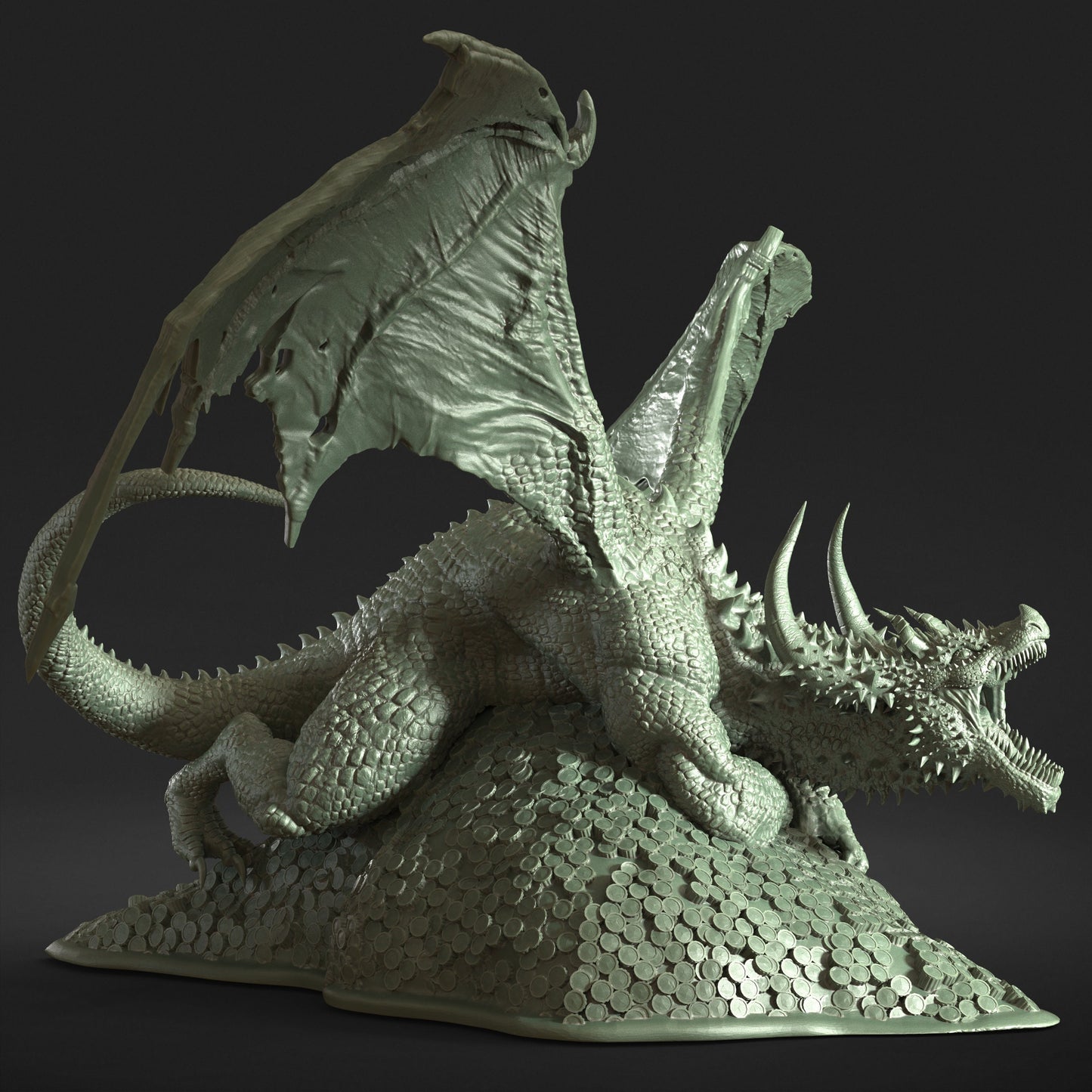 Codicious Dragon – RIESENfigur 12.000 + Basisdruck 3D-RPG-Miniatur-Geschenkidee Mini | Dungeons & Dragons | Tabletop | DM Stash