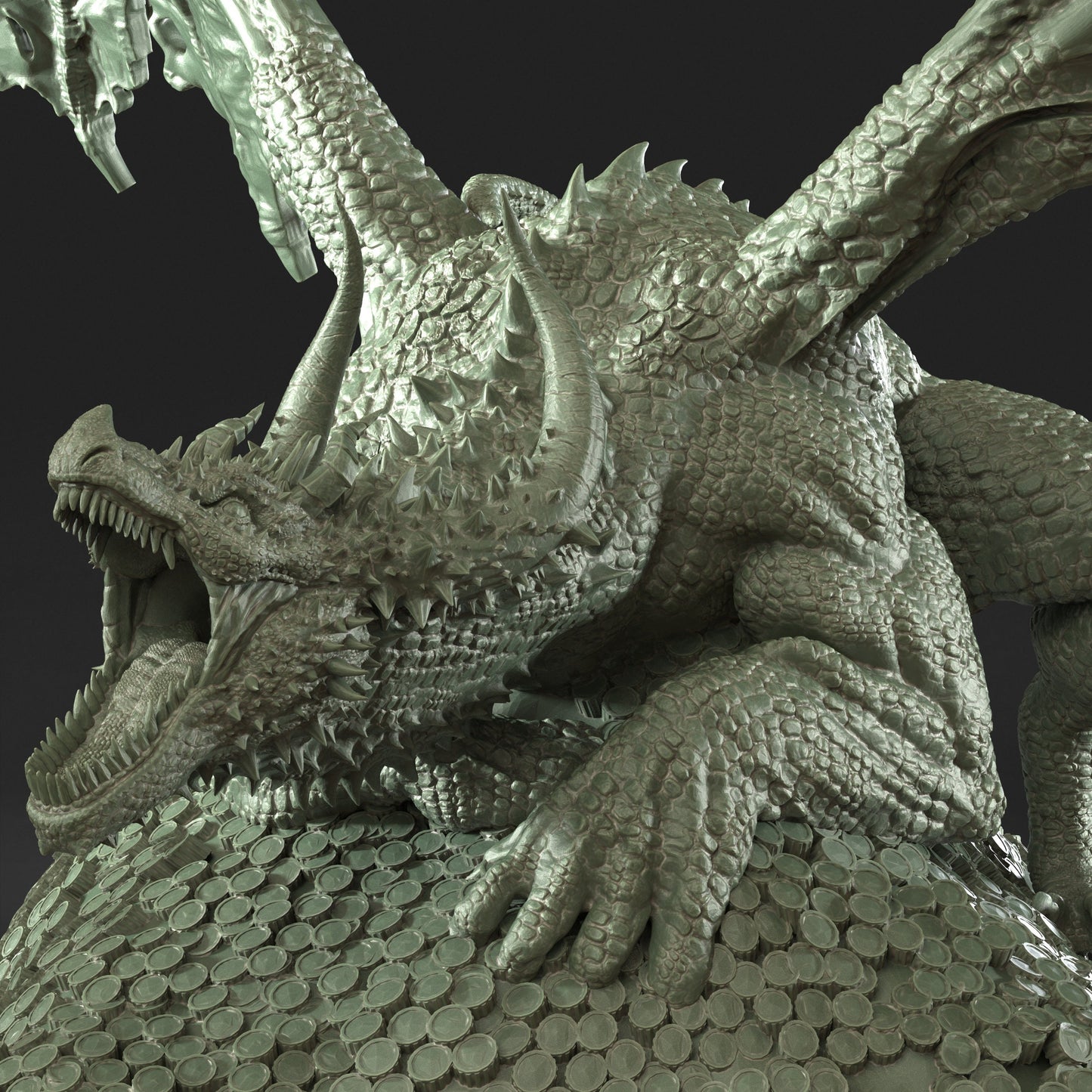 Codicious Dragon – RIESENfigur 12.000 + Basisdruck 3D-RPG-Miniatur-Geschenkidee Mini | Dungeons & Dragons | Tabletop | DM Stash
