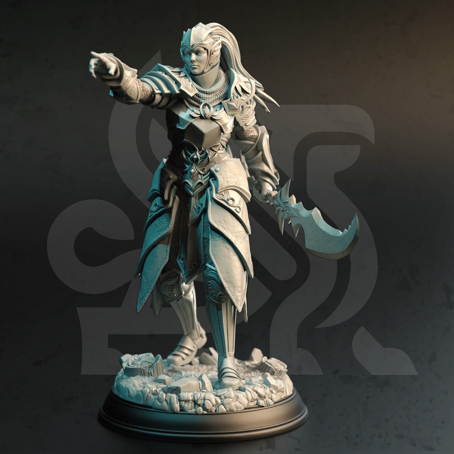 Cyrindeth Hochelfen-Kommandant Paladin-Kämpfer
