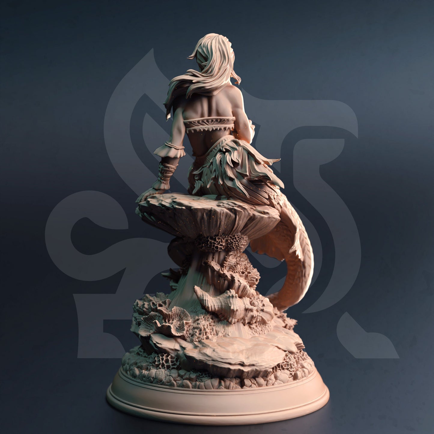 Deep Sea Sirens – Dyriani-Figur 12.000 + Basisdruck 3D-RPG-Miniatur-Geschenkidee Mini | Dungeons & Dragons | Tabletop | DM Stash