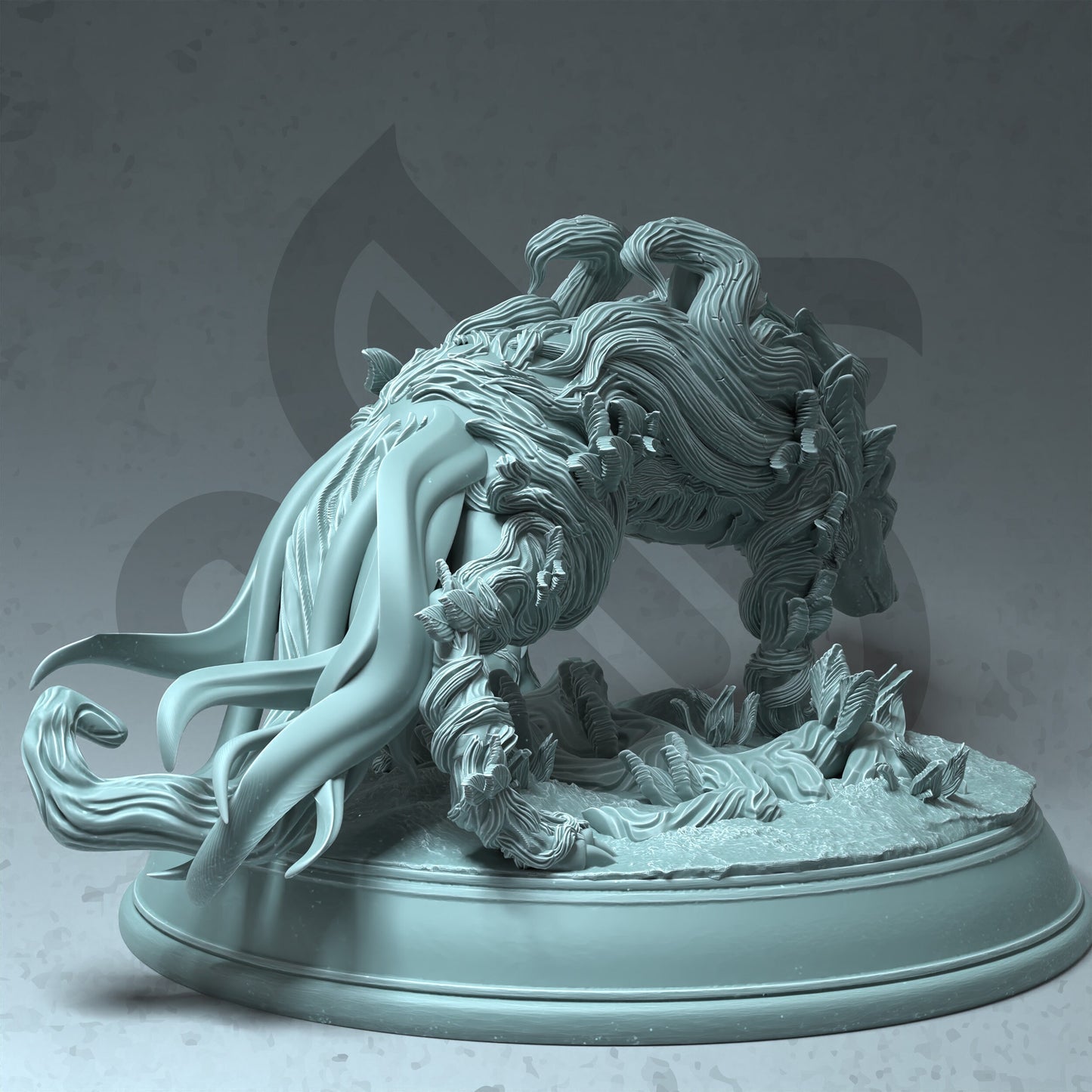 Fey Touched Hound Monster Beast - Caryd