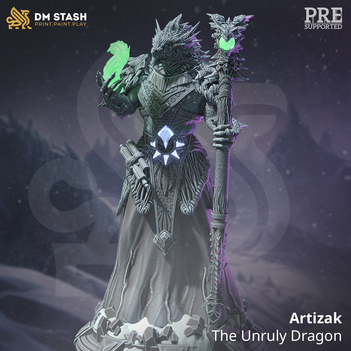 Sorcier sauvage né de dragon - Artizak Lich
