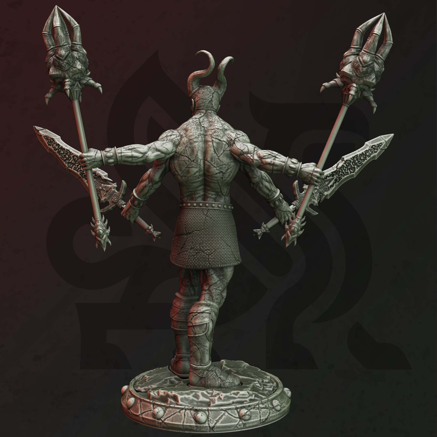 Tiranite Obsidian Demon Fiend Devil Monster