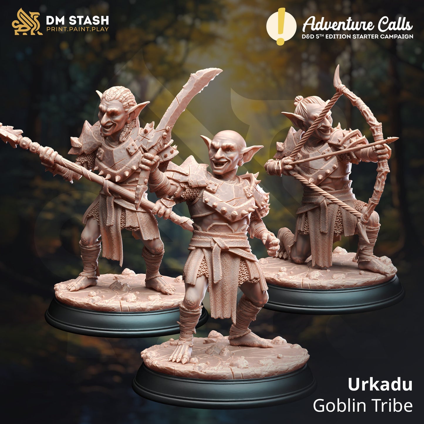 Goblin Bandits - Urkadu Goblins Fighter Warrior Trio