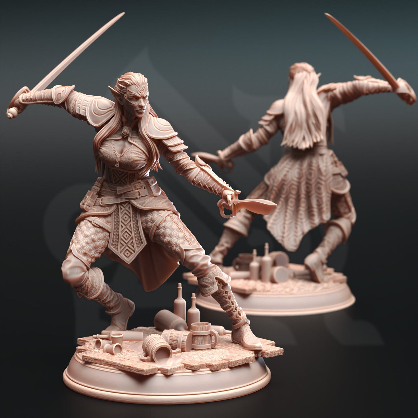 Water Genasi Rogue – Hali Brookes Elfenschwert