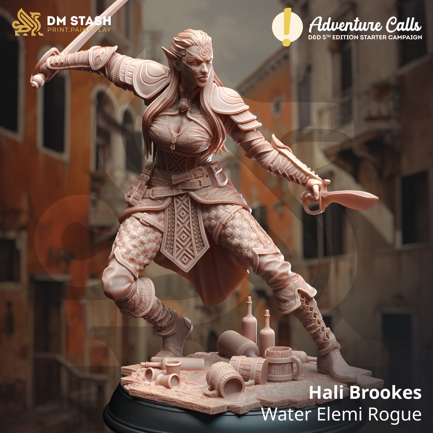 Water Genasi Rogue – Hali Brookes Elfenschwert