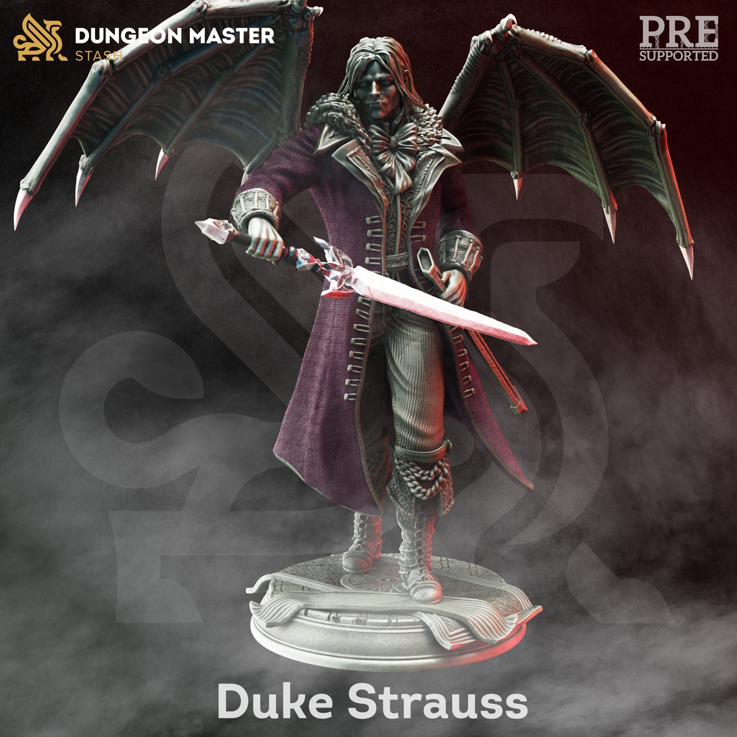 Duke Strauss Noble Vampire Lord Knight Winged Paladin