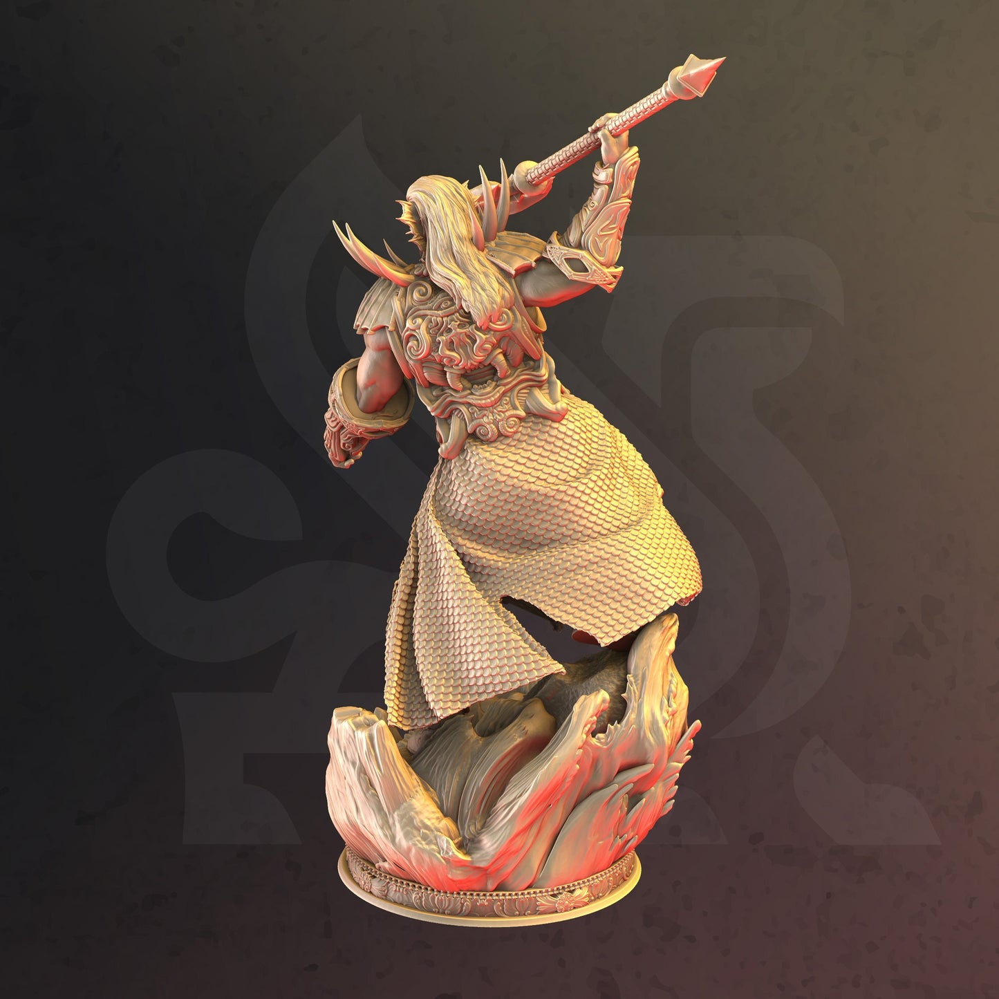 Wasser-Genasi-Krieger – Torrent