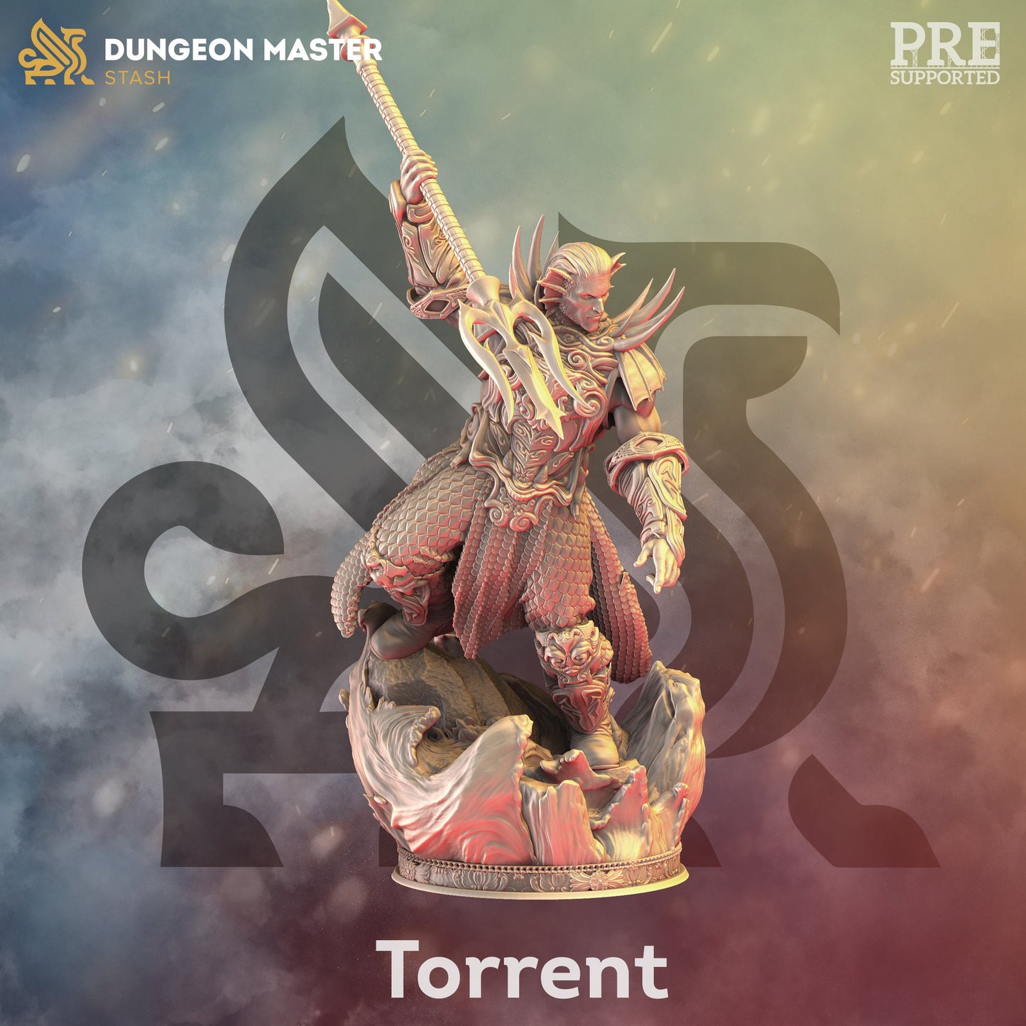 Wasser-Genasi-Krieger – Torrent