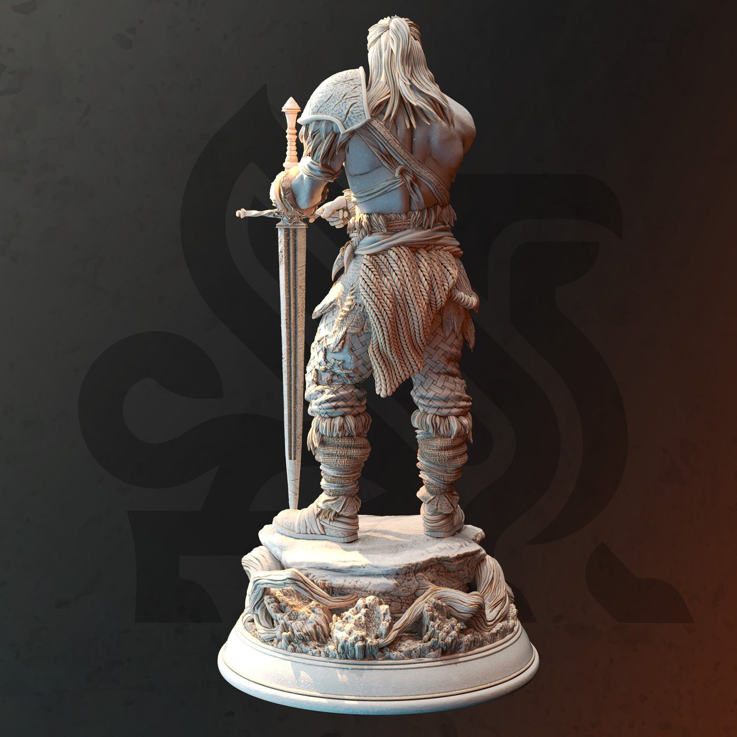 Human Wild Barbarian Fighter - Lucian Grey