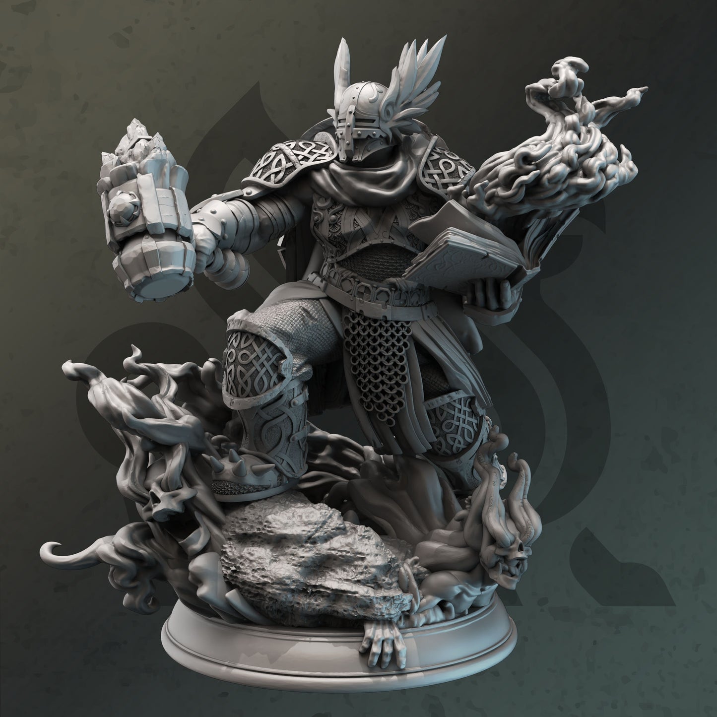 Fiery Forge Cleric - Gorozai with hammer