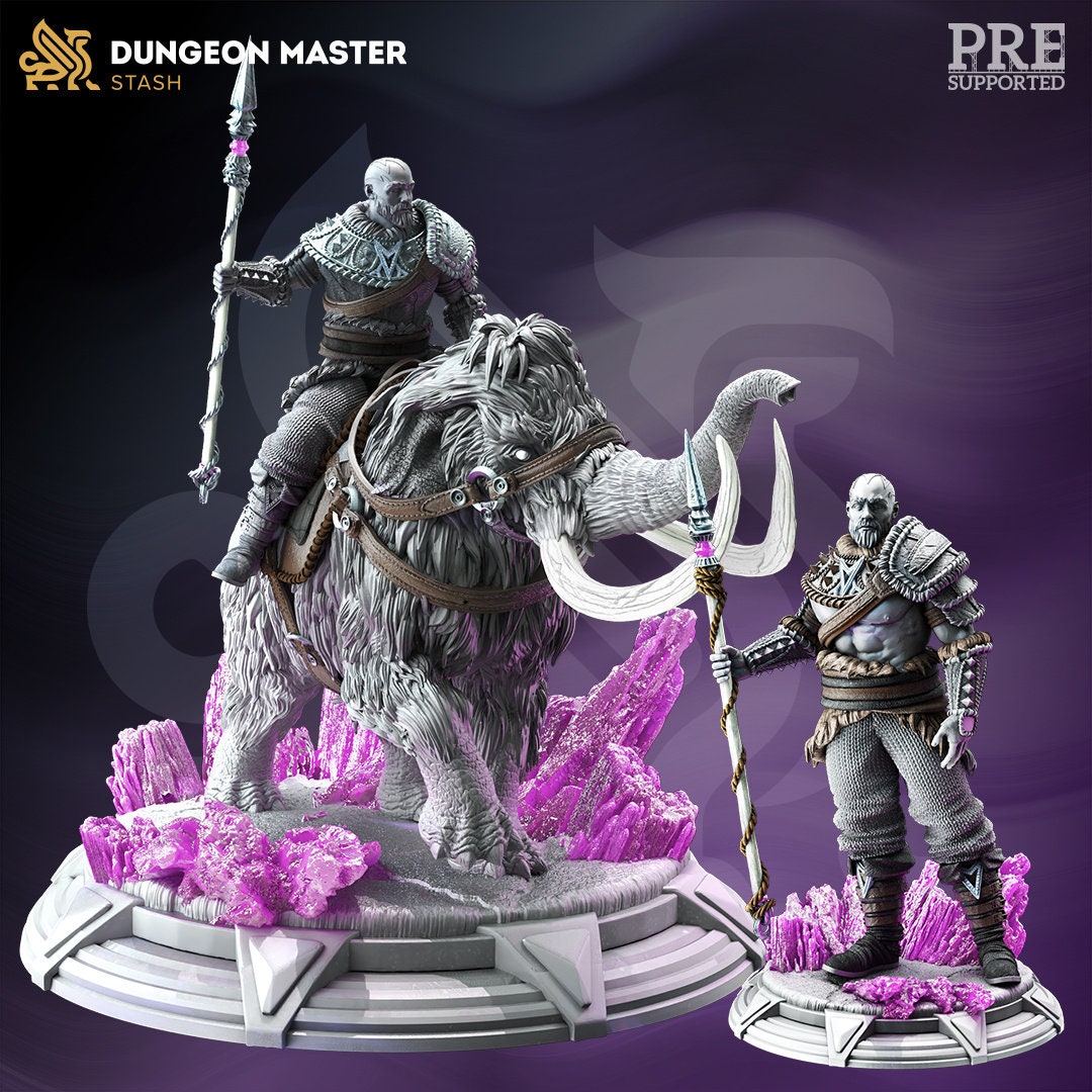 Goliath Mammoth Rider -Touches-the-Sky Warrior