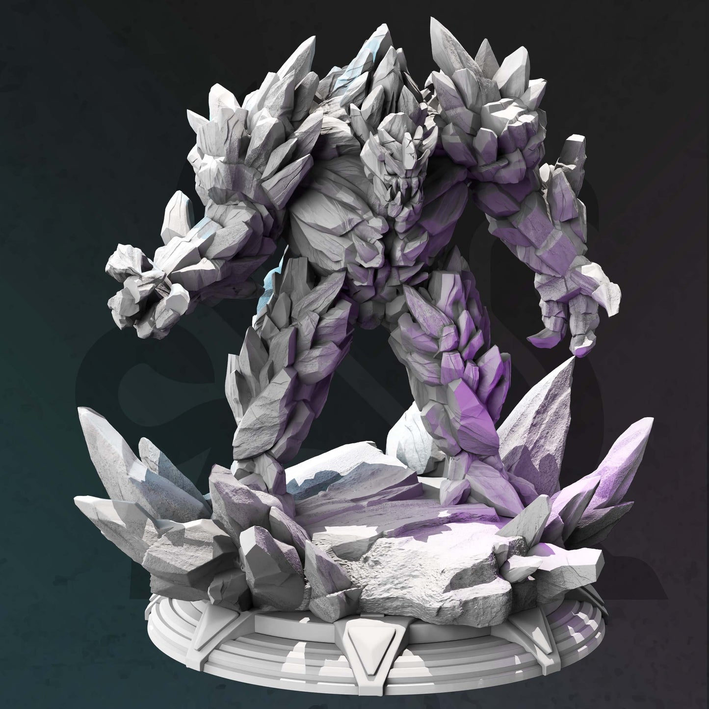 Yokun - Frost Ice Golem Rock Large