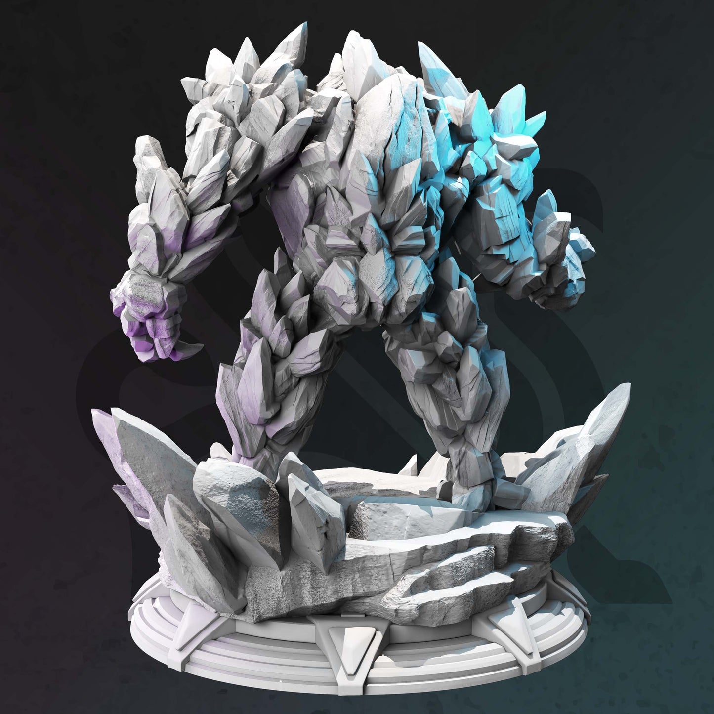 Yokun - Frost Ice Golem Rock Large