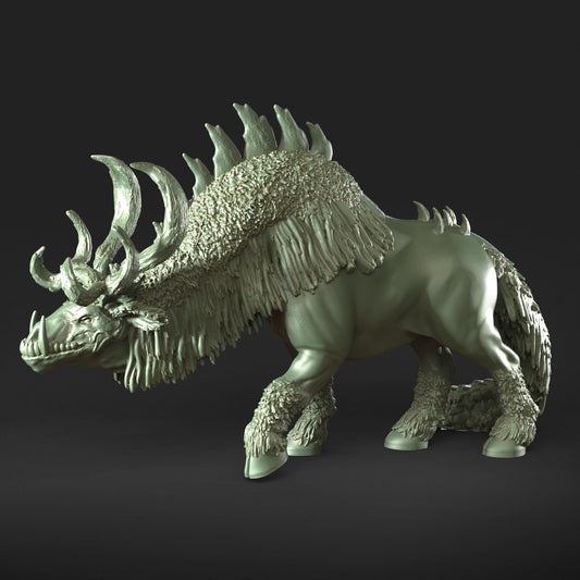 Orgelio Beast Mutant Anim Grande Figurine 12k + Socle + Bonus Impression 3D Miniature RPG Idée Cadeau | Donjons & Dragons | Jeux de Table | RN Estudio