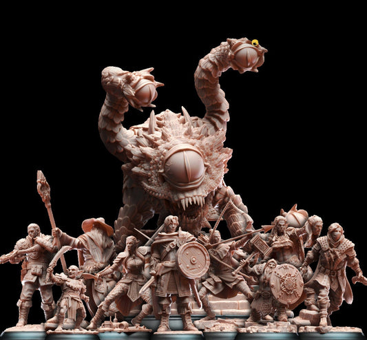 DND 5e Starter-Kampagne – Komplettset mit 14 Figuren + Karten + Charakterbögen RPG 3D 12k Miniatur | Dungeons & Dragons | Tabletop | DM Stash