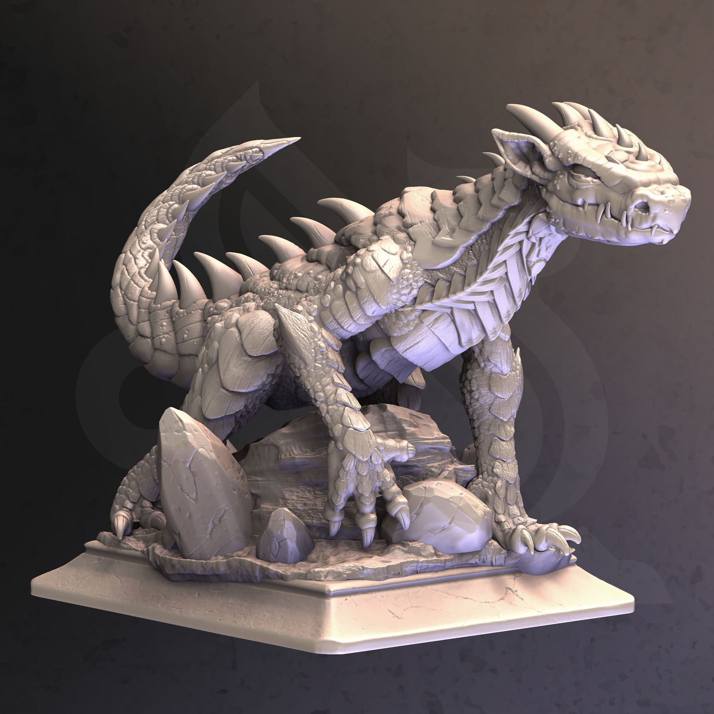 Silver Tailed Drake - Ekerin Dargon