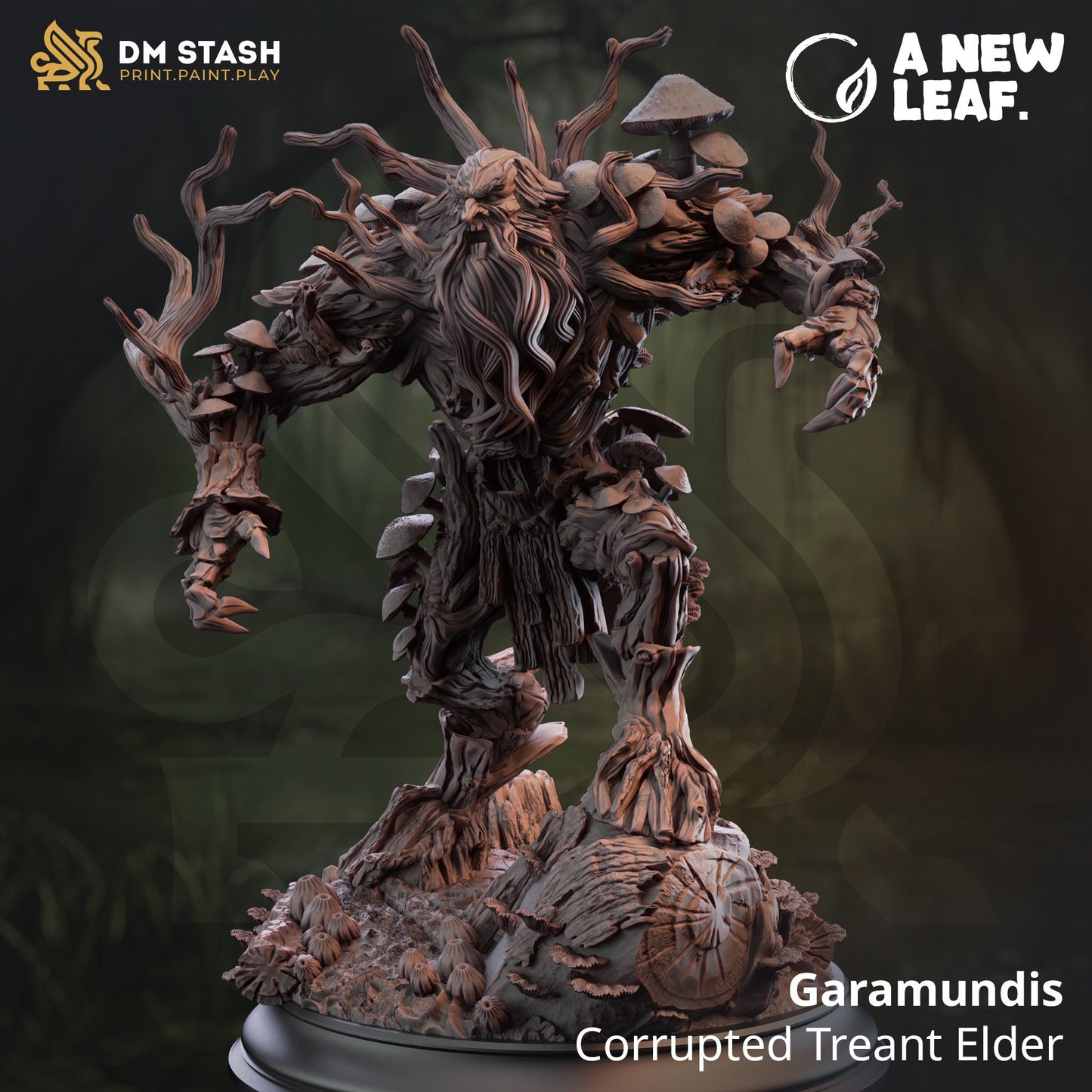 Garamundis Fey Monster - Forest Corrupted Elder Treant