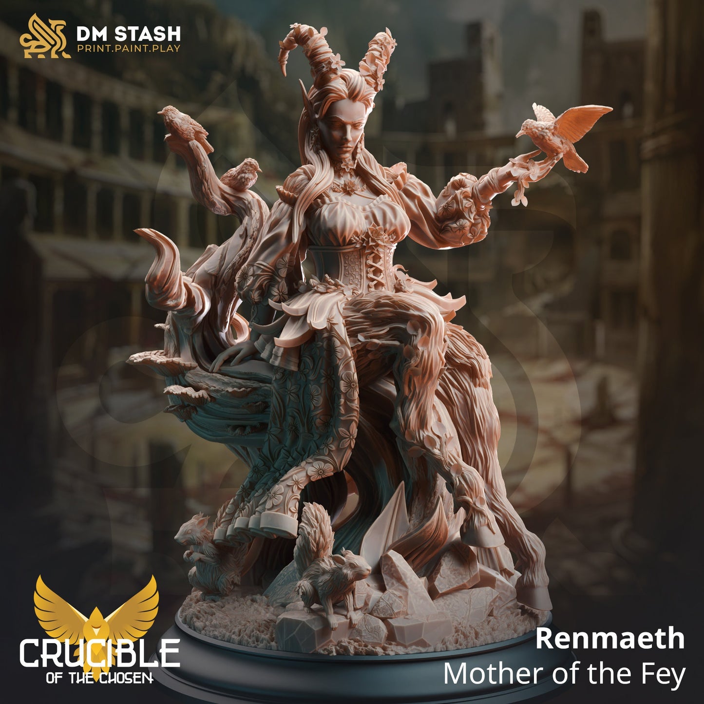 Mother of the Fey Faun Elf Goddess - Renmaeth