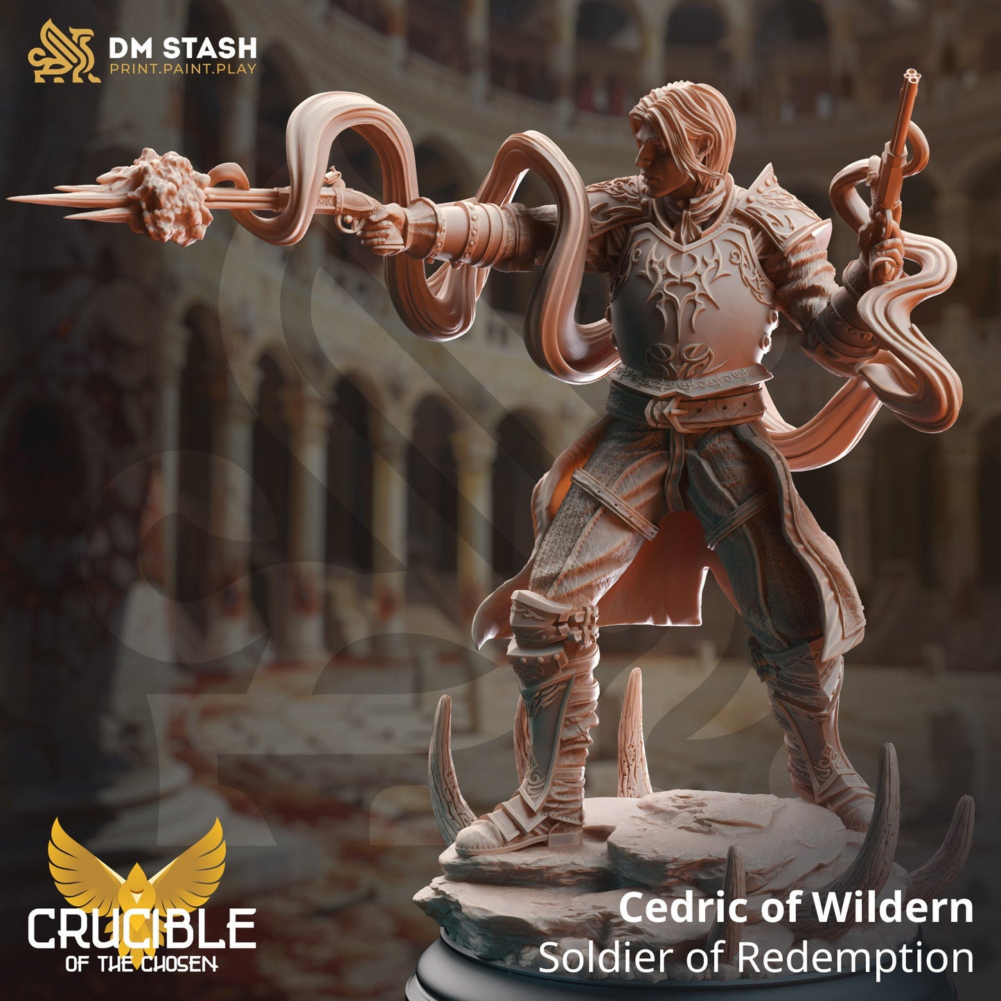 Cedric - Human Magic Marksman Gunslinger Shooter