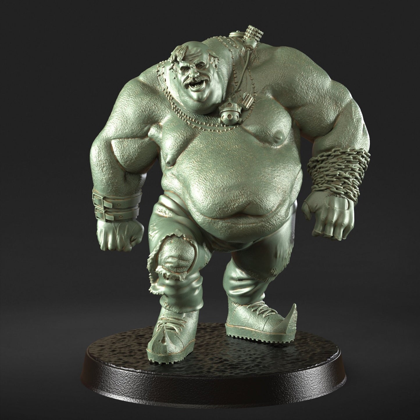 Brutus – Große Mutant-Riesenfigur 12.000 + Sockeldruck 3D-RPG-Miniatur-Geschenkidee Mini | Dungeons & Dragons | Tabletop | RN Estudio