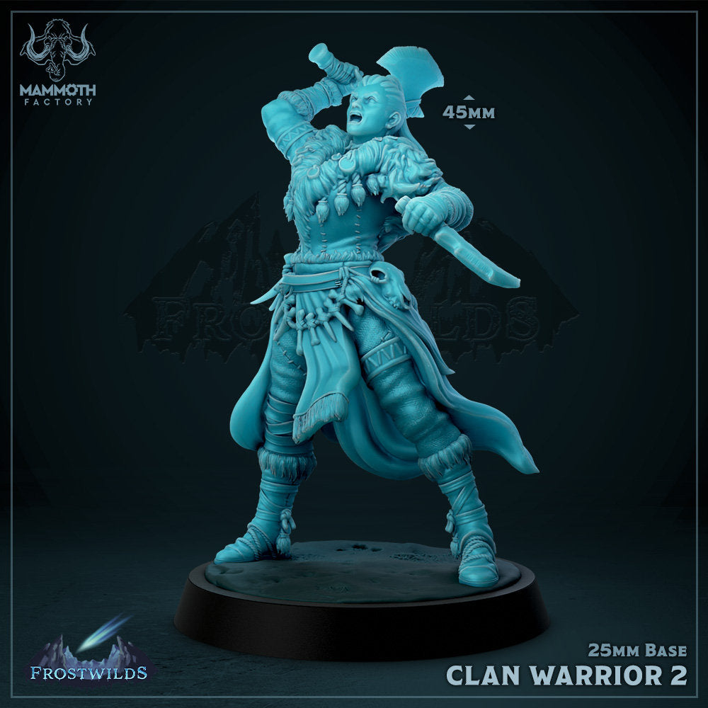 Clan Warrior 2 – Viking Female Berserker Fighter