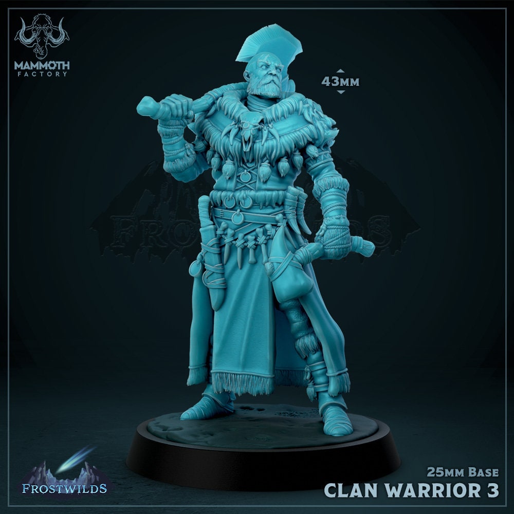 Clan Warrior 3 – Viking Barbarian Berserker Chieftain