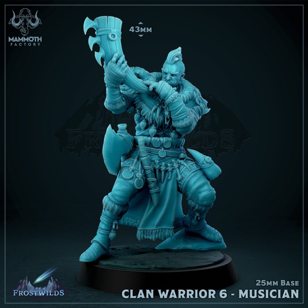 Clan-Kriegermusiker – Bard Horncaller Viking Warhorn