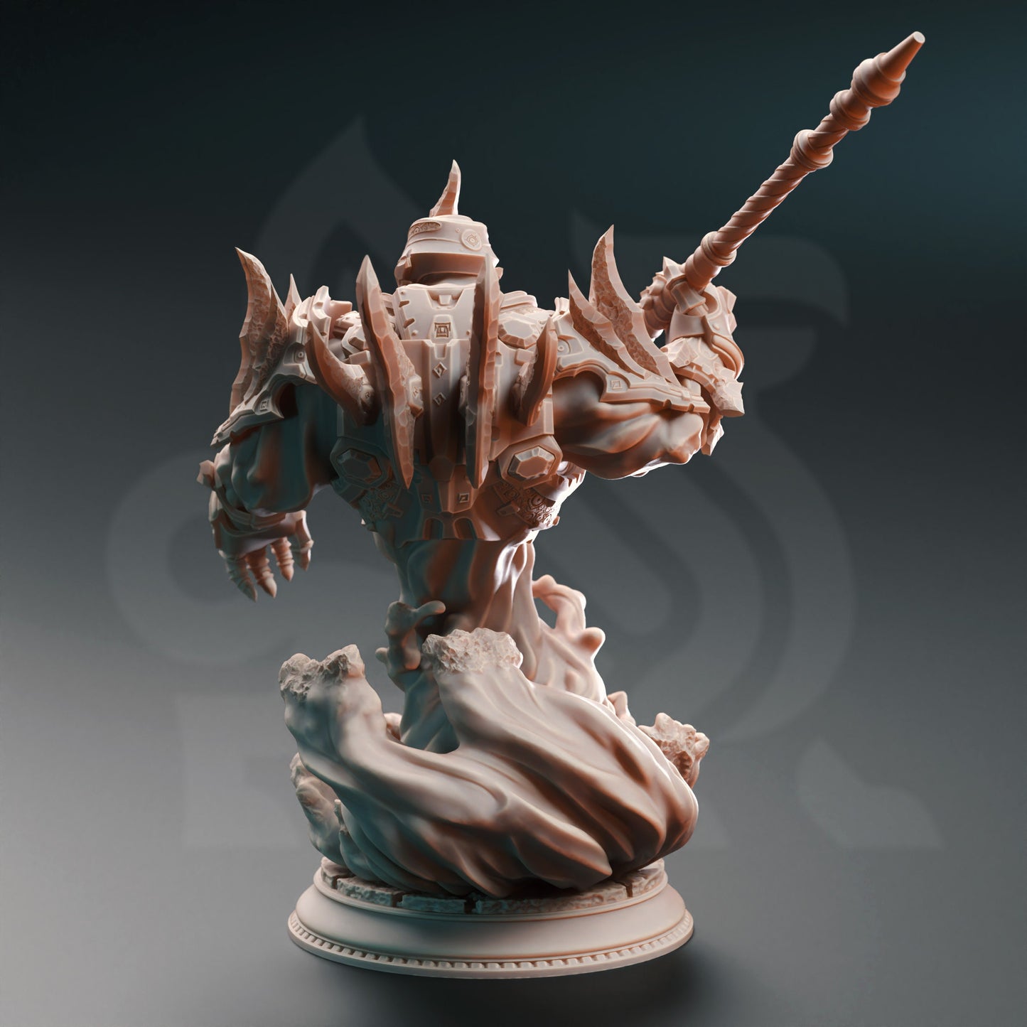 Elemental Myrmidon Water Harpoon Fighter