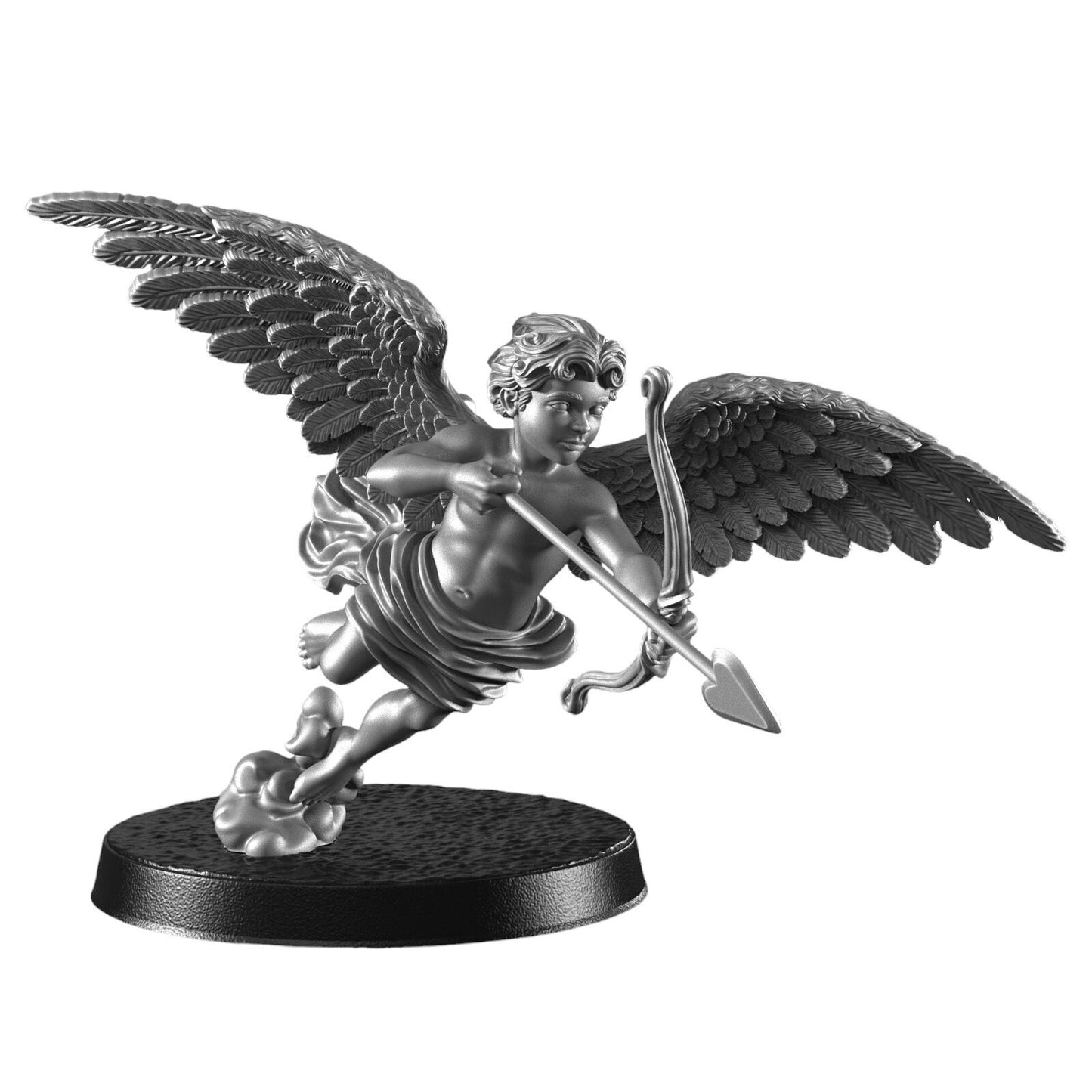 Cupid - Love Angel Heart Archer figure with base print 3d 12k miniature Gift Idea mini Dungeons & Dragons Tabletop DM Stash