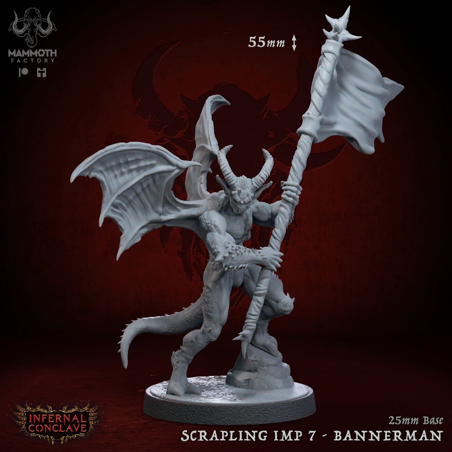 Scrapling Imps Warband Gargoyles Bundle 8 Figs 12k 14k + BONUS Druck 3D RPG Miniatur Geschenkidee Mini | Dungeons & Dragons | Tabletop Mammut