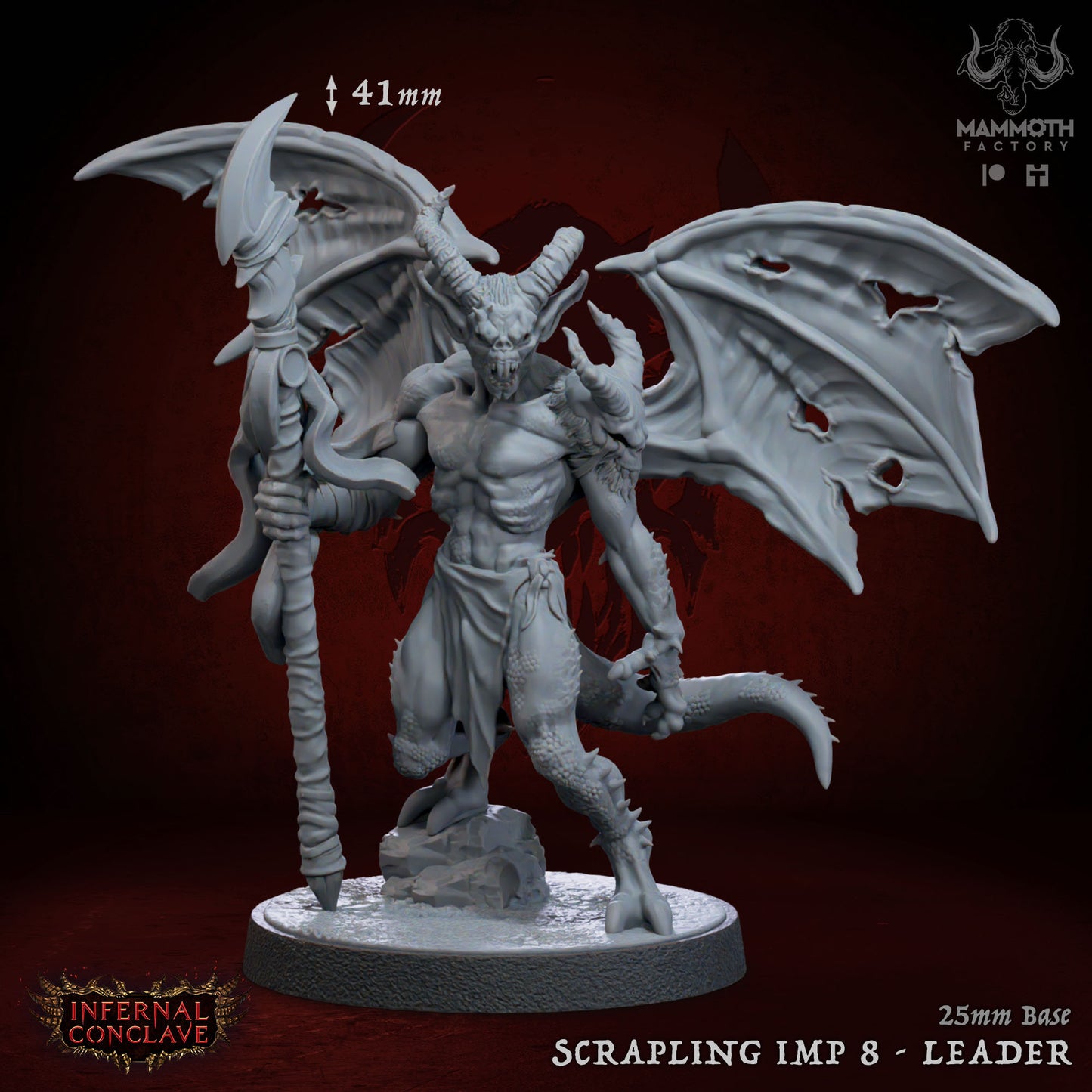 Scrapling Imps Warband Gargoyles Bundle 8 Figs 12k 14k + BONUS Druck 3D RPG Miniatur Geschenkidee Mini | Dungeons & Dragons | Tabletop Mammut