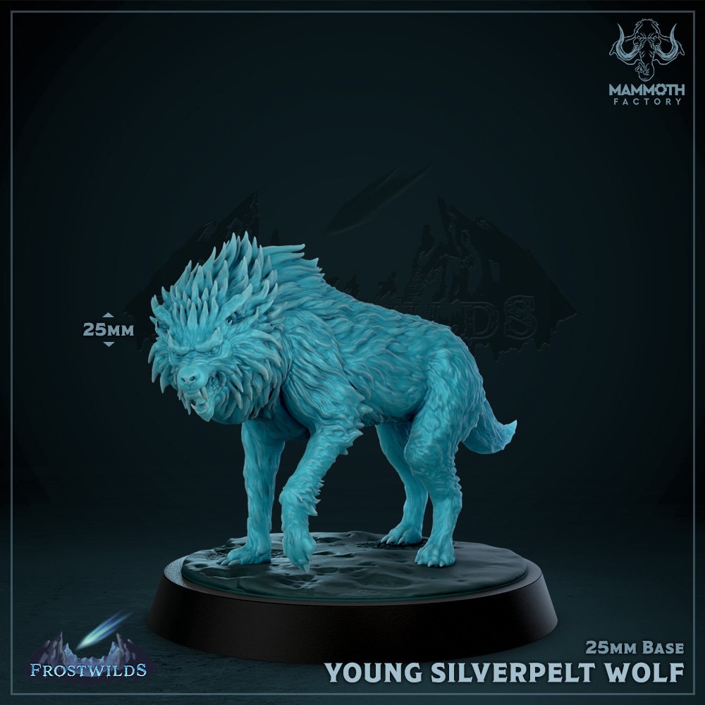 Young Silverpelt Wolf – Wild Companion Beast Monster Creature