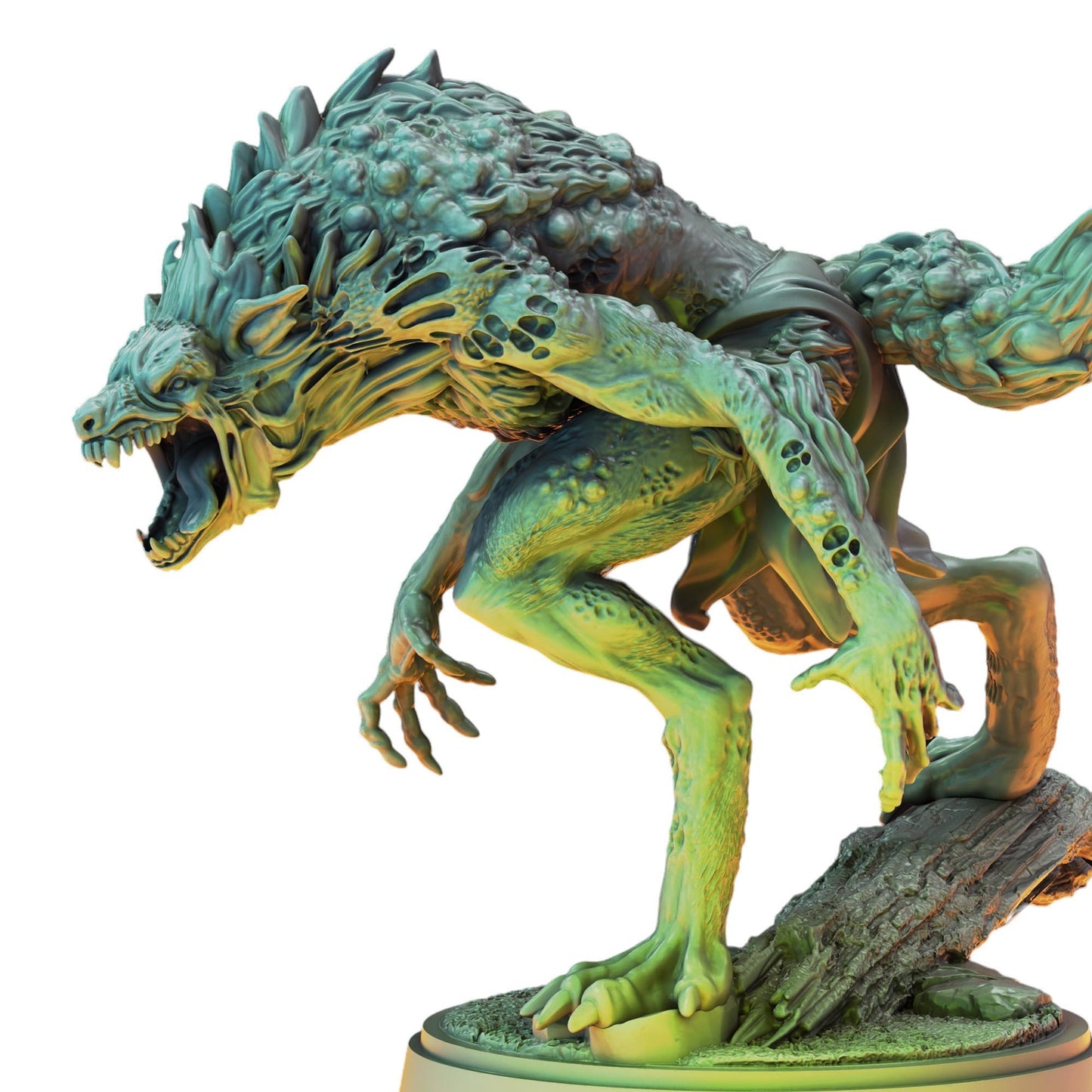 Skinwalker - Infected Wolf Hunter Figure 12k 14k + BONUS Print 3D RPG Miniature Gift Idea mini | Dungeons & Dragons | Tabletop | Mammoth