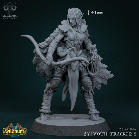 Sylvoth – Weibliche Sukkub-Bogenschützin-Figur 12k 14k + BONUS-Druck 3D-RPG-Miniatur-Geschenkidee Mini | Dungeons & Dragons | Tabletop | Mammut